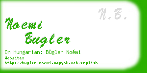noemi bugler business card