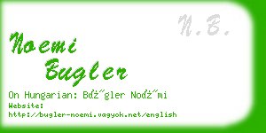 noemi bugler business card